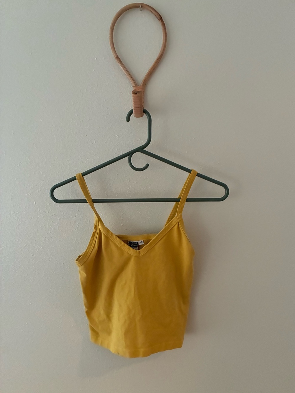 Jungmaven Spaghetti Tank Top in Mustard